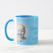 Mug C'est un garçon portant un nouveau bébé photo-mug  (Gauche)
