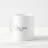 Mug C'est un logo de zone grise - au loin (Devant gauche)
