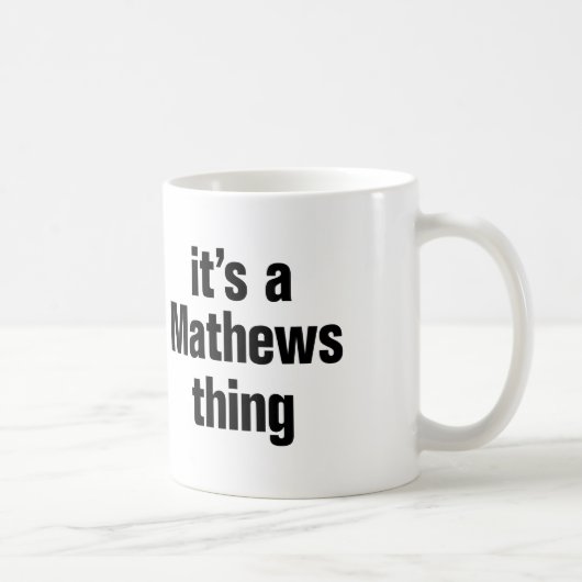 Mug c'est un mathews (Droite)