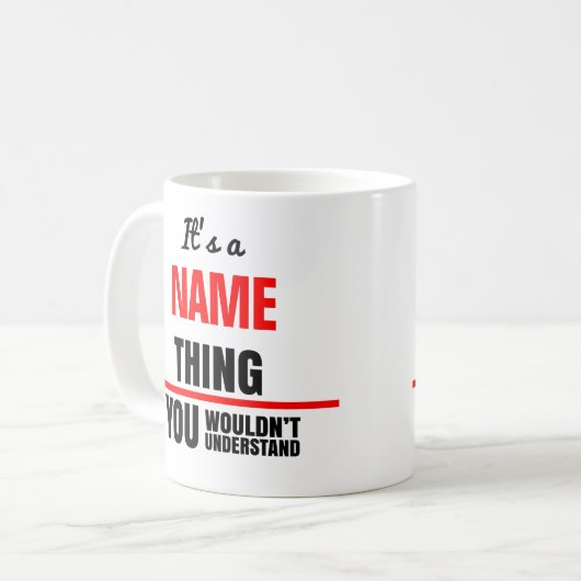 Mug C'est un nom que vous ne comprendriez pas (Devant gauche)