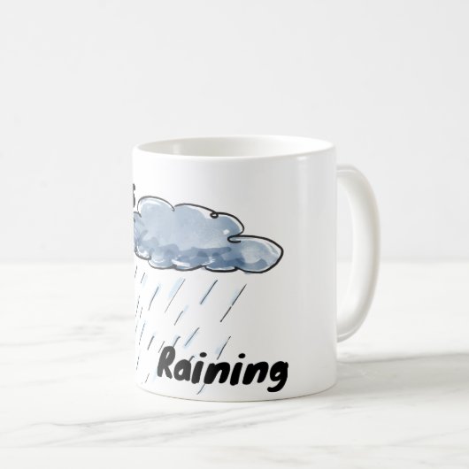 Mug C'est un nuage pluvieux (Devant droit)