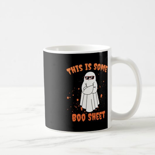Mug C'Est Un Peu De Feuille De Boite Ghost Drôle Hallo (Droite)