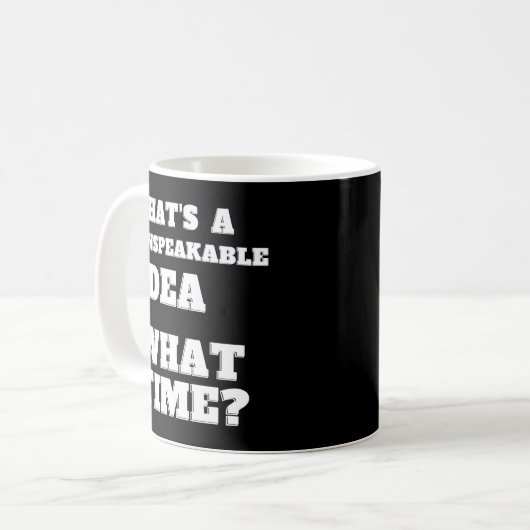Mug C'Est Un Sarcasme Innommable Du Temps (Devant gauche)