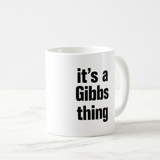 Mug c'est un truc de gibbs (Devant droit)