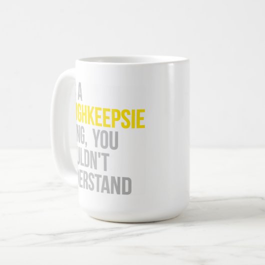 Mug C'est un truc de Poughkeepsie (Devant gauche)