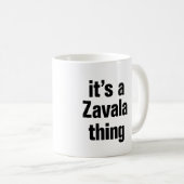 Mug c'est un zavala (Devant droit)
