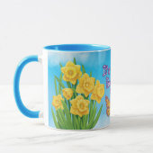 Mug C'est une belle boug florale de printemps du matin (Gauche)