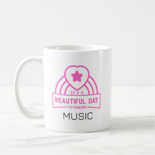 Mug C'est une belle journée pour apprendre la MUSIQUE