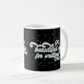 Mug C'est une belle journée pour écrire (Devant droit)