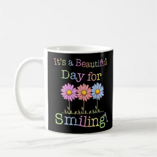 Mug C'est une belle journée pour le graphisme souriant