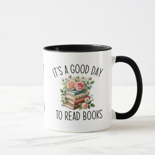 Mug C'est une bonne journée pour lire des livres (Droite)