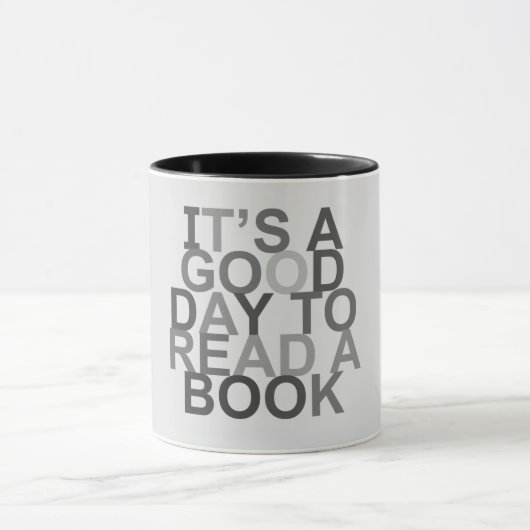 Mug c'est une bonne journée pour lire un livre (Centre)