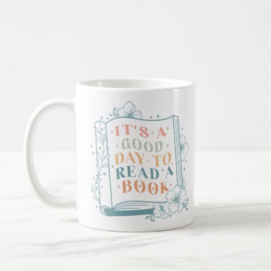 Mug C'est une bonne journée pour lire un livre (Gauche)