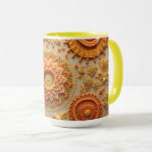 Mug C'est une broderie de motifs (Devant droit)