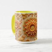 Mug C'est une broderie de motifs (Devant gauche)
