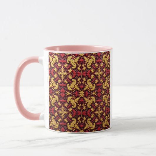 Mug C'est une broderie de motifs (Gauche)