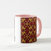Mug C'est une broderie de motifs (Devant droit)