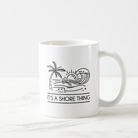 Mug C'est une chose de rivage (Droite)