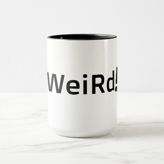 Mug C'est une citation bizarre (Centre)