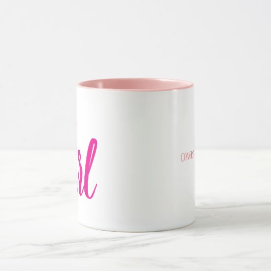 Mug c'est une fille (Centre)