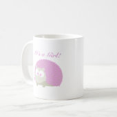 Mug C'est une fille ! Hérisson (Devant gauche)