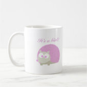 Mug C'est une fille ! Hérisson (Gauche)