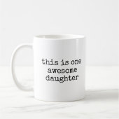 Mug C'est une fille incroyable Drôle d'appréciation (Gauche)