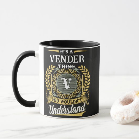 Mug C'est une histoire de VENDER que vous ne comprendr (Avec donut)