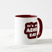 Mug C'est une journée du TDAH (Devant droit)