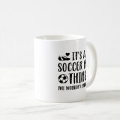 Mug C'est une maman de football (Devant droit)
