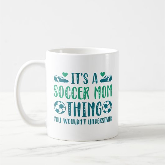Mug C'est une maman de football (Gauche)