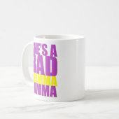 Mug C'est une mauvaise mamma Jamma Retro (Devant gauche)