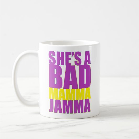 Mug C'est une mauvaise mamma Jamma Retro (Gauche)
