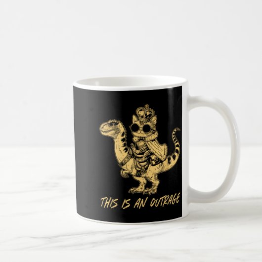 Mug C'est une Outrage Drôle Princesse Chat à Cheval su (Droite)