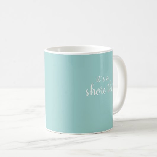 Mug C'est une plage de Shore Thore (Devant droit)