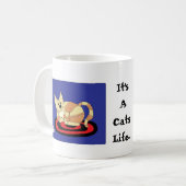 Mug C'est une vie de chats (Devant gauche)