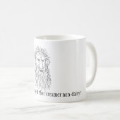 Mug C'est vendredi. Est-ce que ce crémeuse est qui ne (Devant droit)