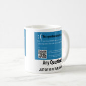 Mug C'est votre cerveau sur le transhumanisme (Devant droit)