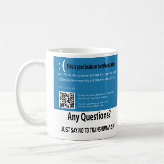 Mug C'est votre cerveau sur le transhumanisme