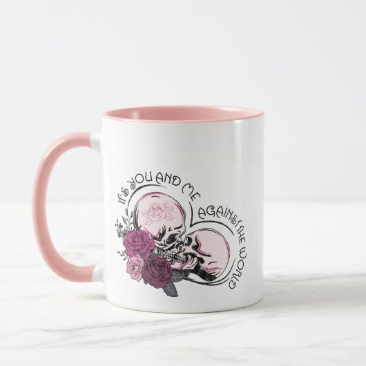 MUG C'EST VOUS ET MOI CONTRE LE MONDE HALLOWEEN (Gauche)