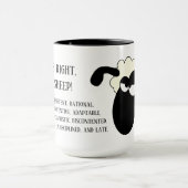 Mug C'est vrai, je suis un mouton (Centre)