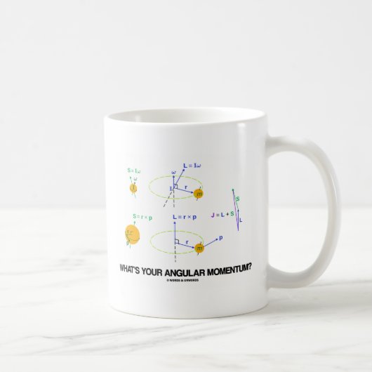 Mug C'est Your Angular Momentum ? (diagrammes de Physi (Droite)