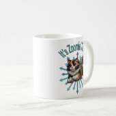 Mug C'est Zoomie Time Calico Cat (Devant droit)
