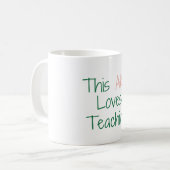 Mug Cet AKA aime enseigner la musique (Devant gauche)