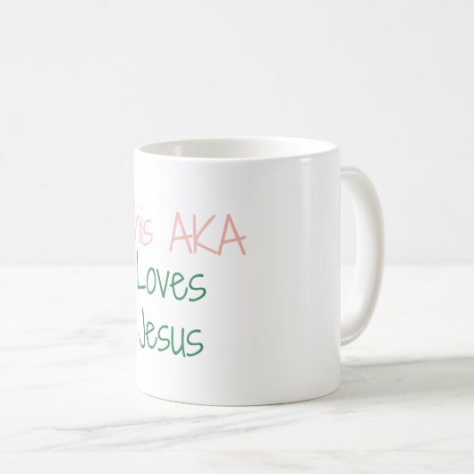 Mug Cet AKA aime Jésus-Mug (Devant droit)