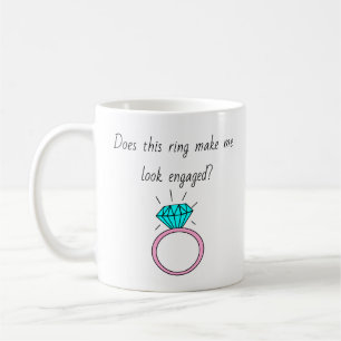 Mug Cet anneau m'incite-t-il à sembler engagé ? Tass