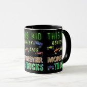 Mug Cet Enfant A Vraiment Digéré Des Camions Monster (Devant droit)