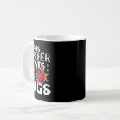 Mug Cet Enseignant Aime Ses Bugs - Ladybug Bugs Pour W (Devant gauche)