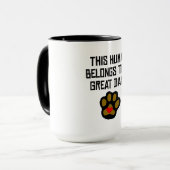 Mug Cet humain appartient à great dane (Devant gauche)