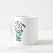 Mug Cet Oma bascule l'idée de cadeau (Devant gauche)